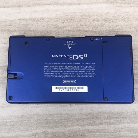 Nintendo DSi Navy Blue Tested with Super Mario 64 DS Game & 1 Stylus - Picture 6 of 12